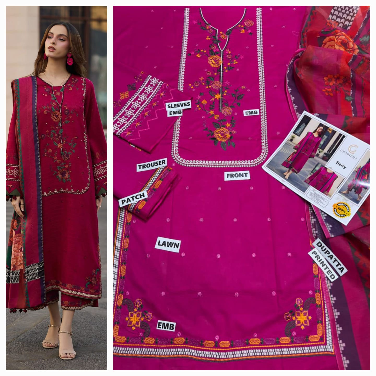 ANAIZA (LAWN) (unstitched)