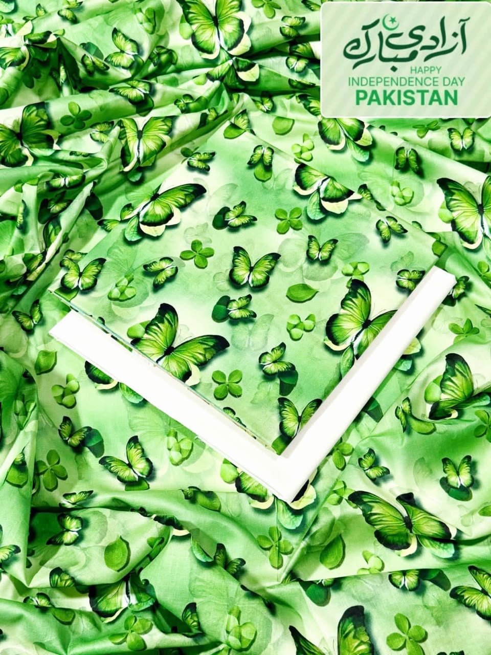 (IB BONANZA ORGINAL LAWN Happy independence day colors) DIGITAL PRINT LUXURY LAWN 90/70