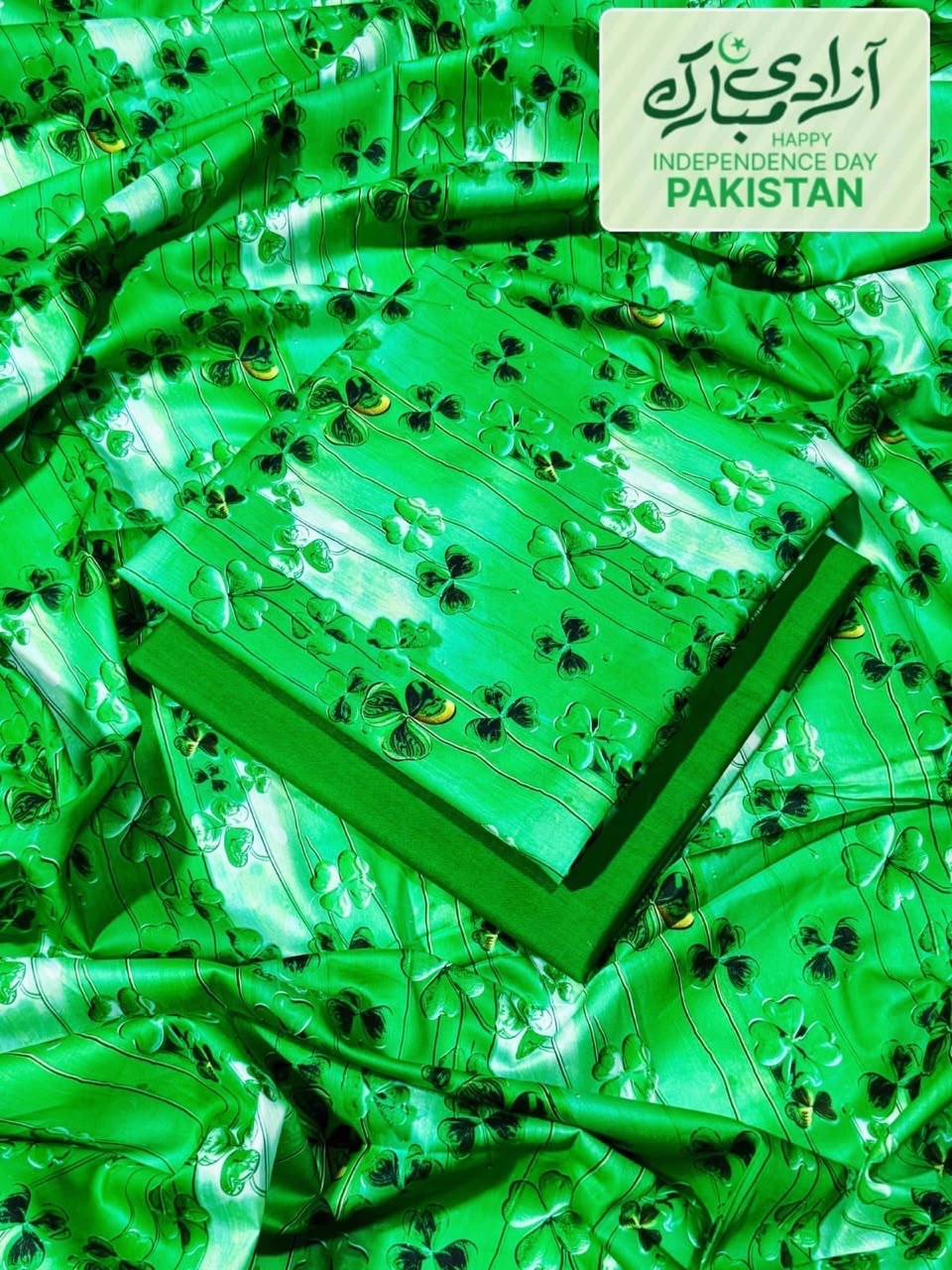 (IB BONANZA ORGINAL LAWN Happy independence day colors)  DIGITAL PRINT LUXURY LAWN 90/70