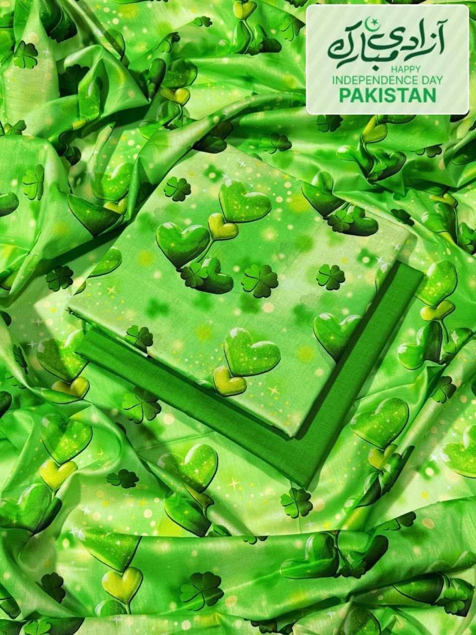 (IB BONANZA ORGINAL LAWN Happy independence day colors)  DIGITAL PRINT LUXURY LAWN 90/70