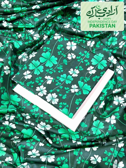 (IB BONANZA ORGINAL LAWN Happy independence day colors)  DIGITAL PRINT LUXURY LAWN 90/70