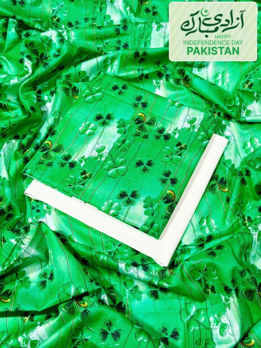 (IB BONANZA ORGINAL LAWN Happy independence day colors)  DIGITAL PRINT LUXURY LAWN 90/70