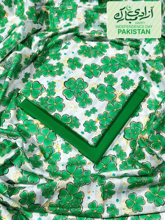 (IB BONANZA ORGINAL LAWN Happy independence day colors)  DIGITAL PRINT LUXURY LAWN 90/70